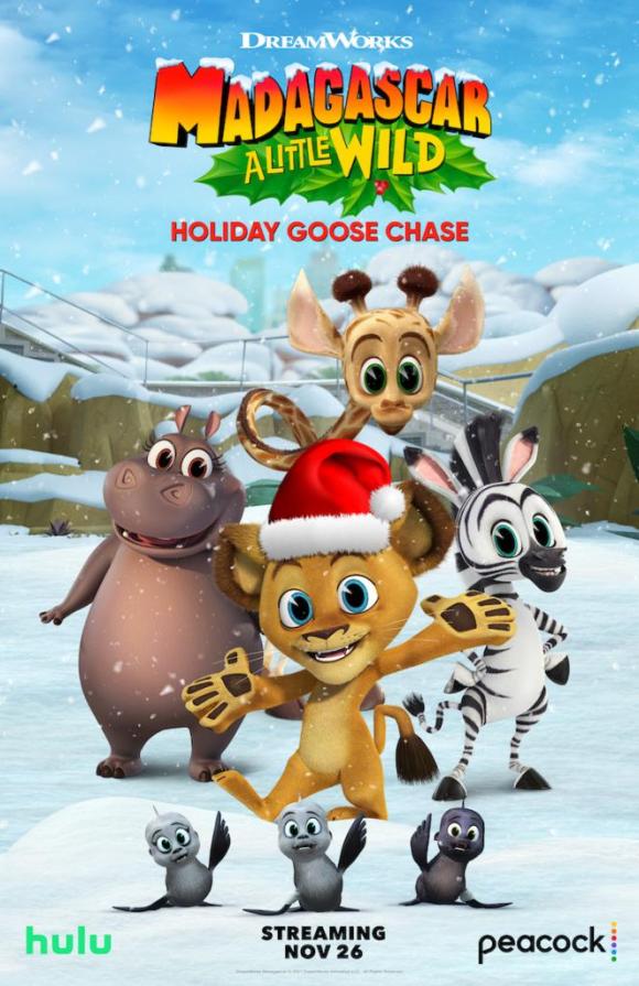 انیمیشن  Madagascar: A Little Wild Holiday Goose Chase 2021